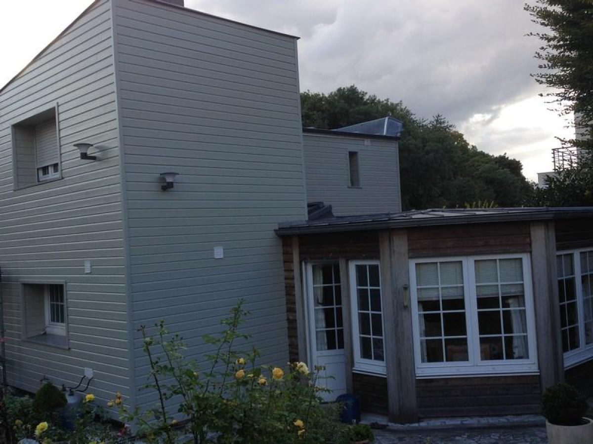 Réalisation d'une extension, ossature bois par Arts Menuiserie Agencement, menuisier à Rouen