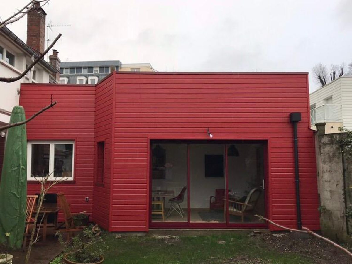 Réalisation d'une extension, ossature bois par Arts Menuiserie Agencement, menuisier à Rouen