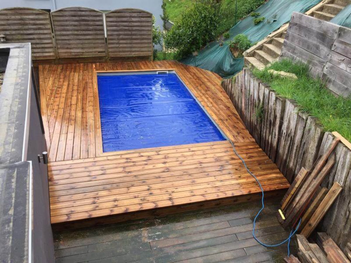 Réalisation d'une terrasse bois par Arts Menuiserie Agencement, menuisier à Rouen